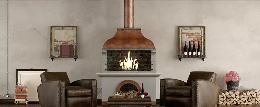 Thelin Hearth Products Providence Pellet Insert Fireplace Installation in El Reno, OK