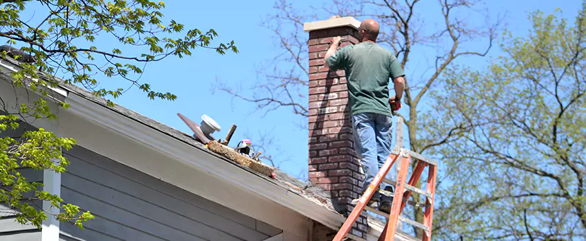 Vinyl and PVC Chimney Flashing Installation in El Reno, OK