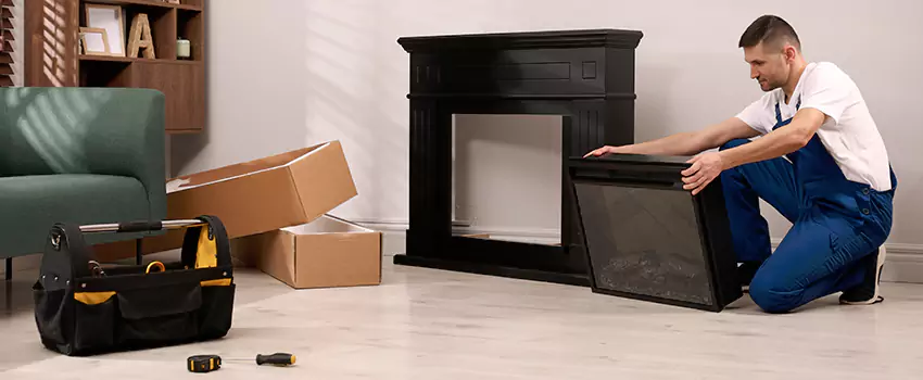 Old Rusted Metal Fireplace Repair And Replacement in El Reno, OK